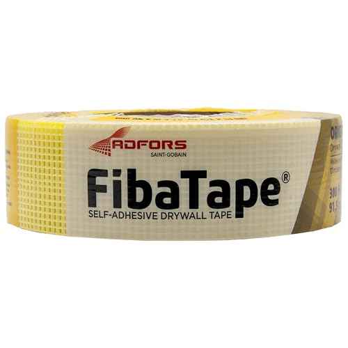 ADFORS Saint-Gobain FDW6429-U FibaTape Drywall Joint Tape, 1-7/8-Inch x 300-Feet, Yellow