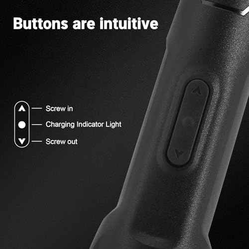 INJORA Electric Screwdriver Cordless with USB Cable, Power Screwdriver, RC Car Tools Set For 1/10 1/18 1/24 RC Crawler Car