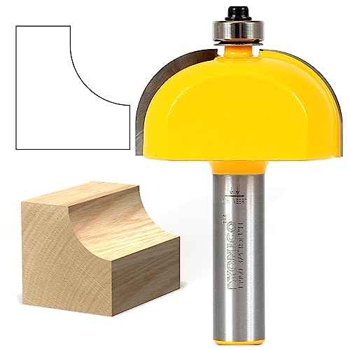 YONICO Cove Router Bits Edge Forming 3/4-Inch Radius 1/2-Inch Shank 13950