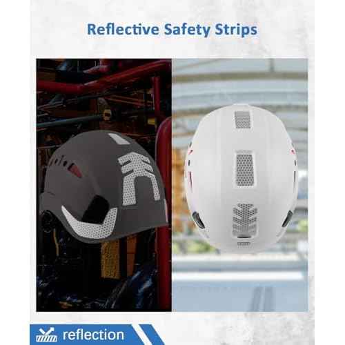 Safety Helmet Hard Hat, ANSI Z89.1 Approved Lightweight Vented Work Helmet, 6-Point Adjustable Ratchet Suspension Hardhat Ideal for Industrial and Construction
