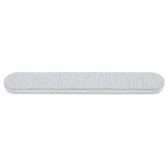 ForPro Mini Foam Board, Double-Sided Nail File, 120/240 Grit, 3.5” L x .5” W, Zebra, 50-Count