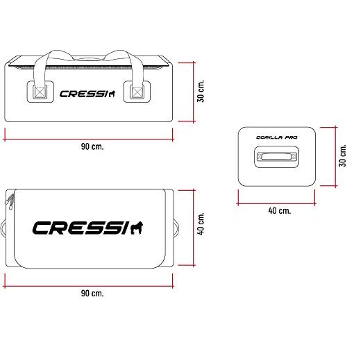 Cressi Waterproof Bag for Scuba and Freediving Equipment - Large & Roomy Bag: 135 Liters Capacity | Gorilla Pro XL