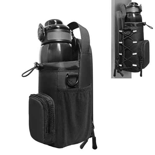 Magnetic Gym Bag for Men, Magnetic Water Bottle Holder, Small Gym Bag for Men, Gym Gifts,Gym Accessories for Women (Black)