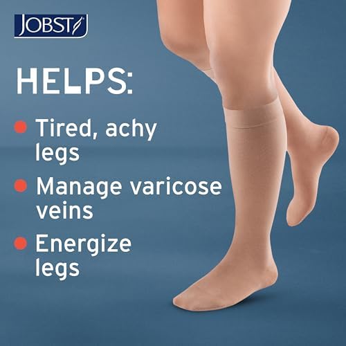 JOBST ACTIVA Opaque 20-30 mmHg Compression Socks Thigh High Closed Toe