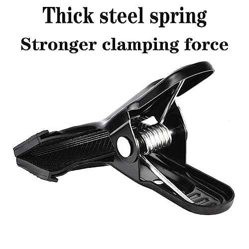 Backdrop Spring Clamps - 2 Pack of 4" Heavy Duty Clips for Photography Background Stands, Woodworking & Home Improvement Projects