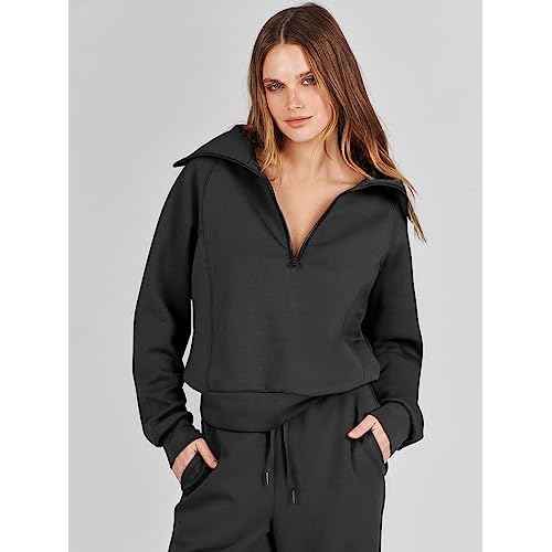 ANRABESS Women 2 Piece Outfits 2025 Fall Fashion Airport Wide Leg Pants Lounge Set Leisure Travel Vacation Clothes Sweatsuits