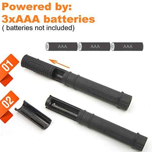 COB LED Work Flashlight with Magnetic Base and Clip Multi-Function Pocket Pen Light Inspection Work Light, 8 Pack