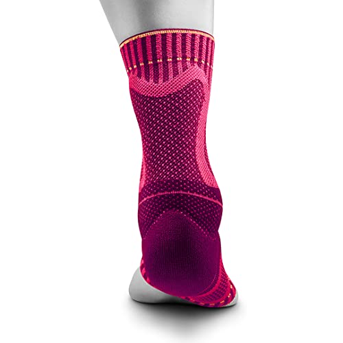 Bauerfeind Sports Achilles Support - Relieves the achilles tendon while running, jumping, and moving - Pink, Small