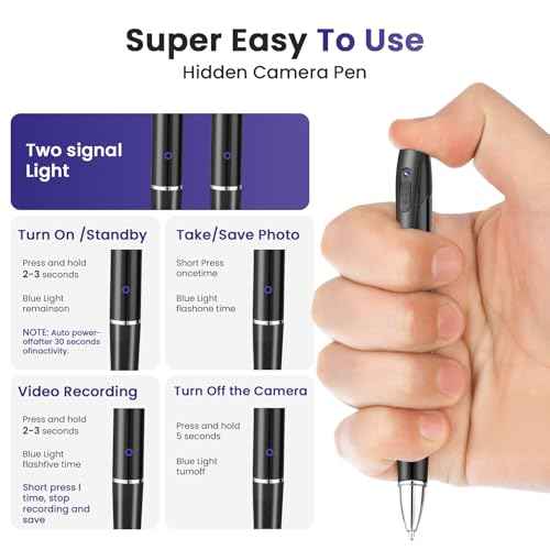 Hidden Spy Camera, 64GB Body Cam, Mini Camera with 1080P HD, Rechargeable Small Pocket Cam, Portable Pocket Camera, Small Video Recorder