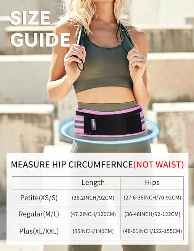 Sacroiliac Belt Lower Back Pain SI Joint Hip Belt Breathable Anti-Slip Pelvic for Men and Women Adjustable Sciatica Pelvis Lumbar Pain Relief -Pelvic Support Belt-Hip Braces(Petite XS/S)