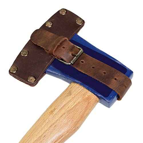 Hide & Drink, Lumberjack Hatchet Sheath, Rustic Case with Adjustable Strap, Protector Holster, Full Grain Leather, Handmade
