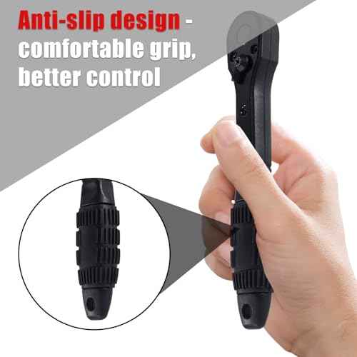 Drill Chuck Ratchet Key Wrench Spanner, Premium 2 in 1 Universal Double Head Chuck Ratchet Spanner Practical Clamping Press Tool Suitable for Electric Drills Power Tools Replacement