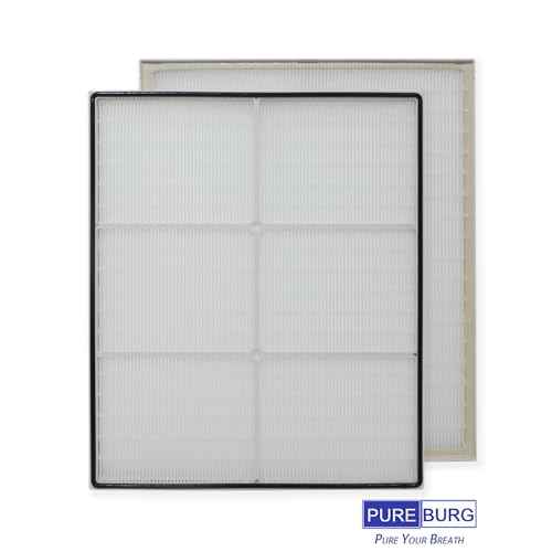 PUREBURG F321 Replacement Filter Compatible with Dri-Eaz DefendAir HEPA 500 Air Scrubber (Model F284), H13 HEPA 16 x 19 x 2 Air Clean Air Purifier