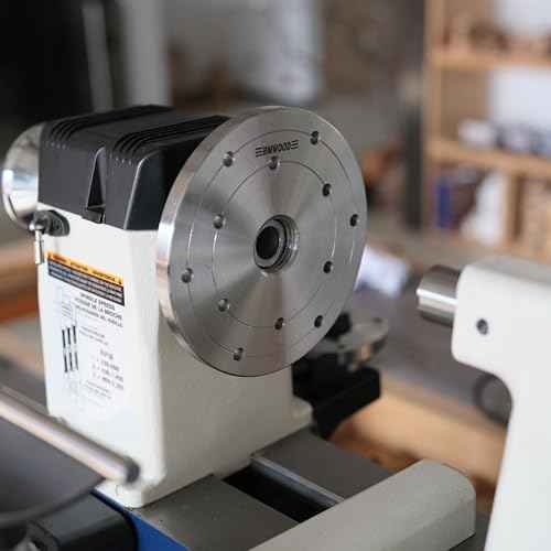 6" Face Plate with 1¡±X8TPI Thread, with Two Nylon Washers for Woodturning lathe,12 Mounting Holes.