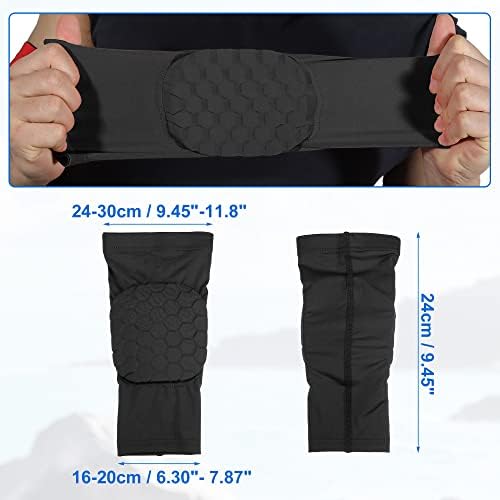 VOCOSTE 2pcs Elbow Brace, Compression Support Sleeve for Joint, Elbow Pad Sleeve for Women Men, Black, M Size