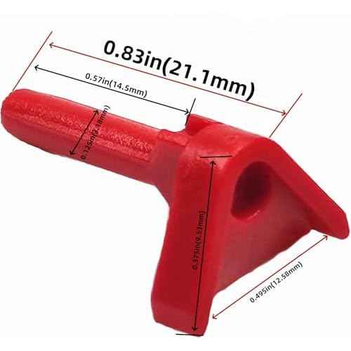 2 pack Red Fuel Stem Adaptor compatible for Paslode 401340