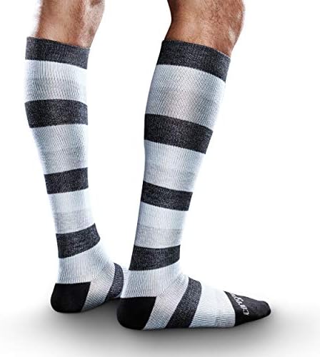 Core-Spun 20-30mmHg Moderate Graduated Compression Support Knee High Socks