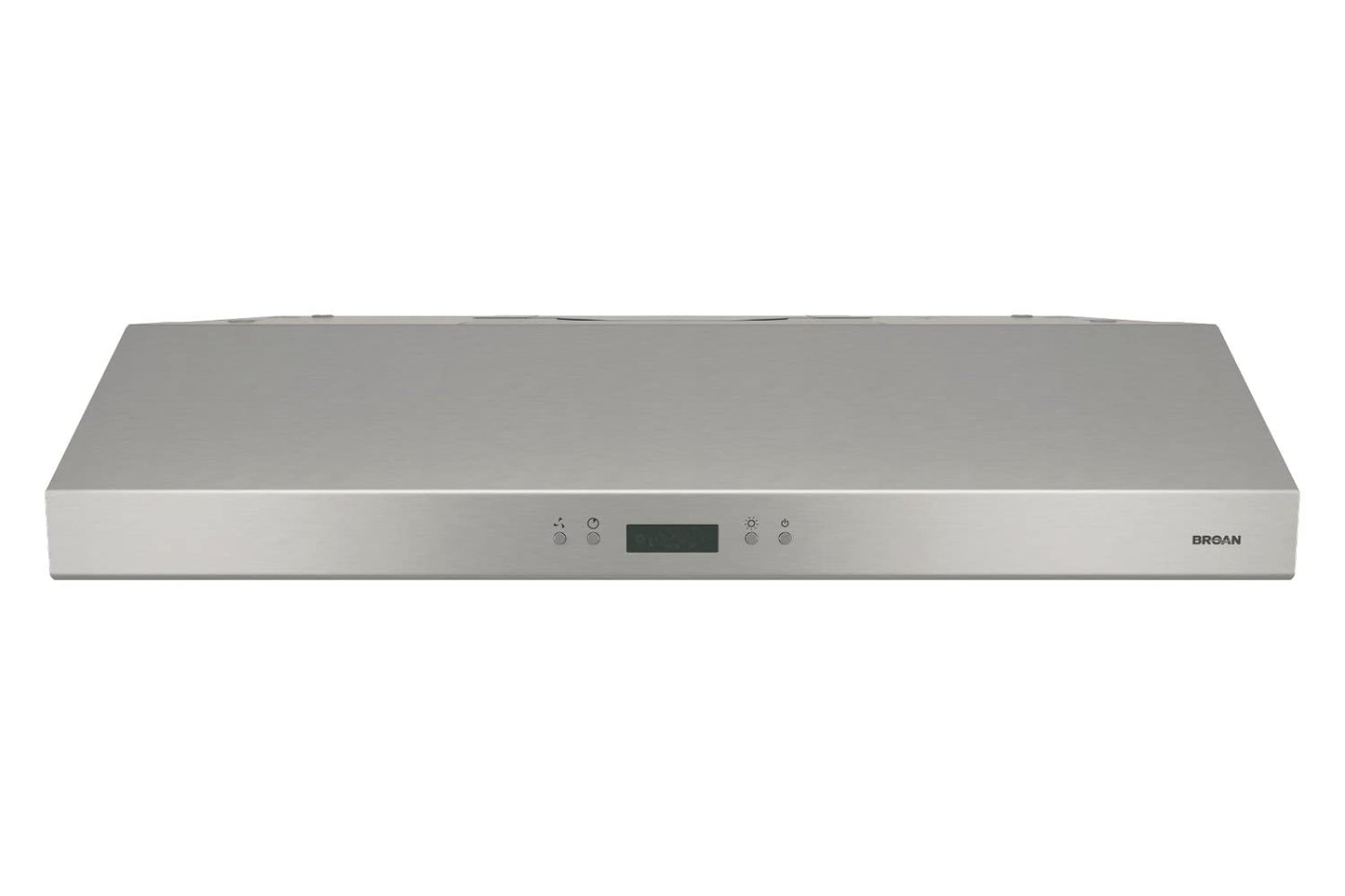 Broan-NuTone BCDJ136SS Glacier 36-inch Under-Cabinet 4-Way Convertible Range Hood with 3-Speed Exhaust Fan and Light, Stainless Steel