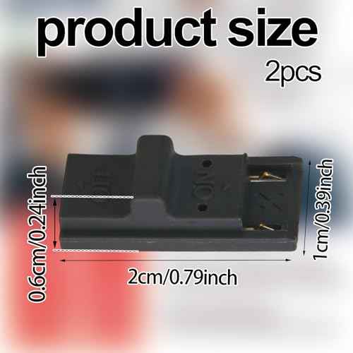 Gosknor 2pcs RCM Jig Clip, Plastic Switch RCM Loader Jig Short Circuit Tool Recovery Accessories Compatible with Switch Console