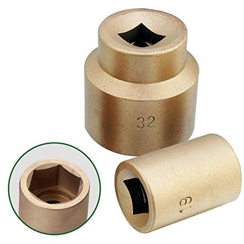CS Unitec | Non-Sparking & Non Magnetic Aluminum Bronze Socket | 6 Point Socket 9/16 in, 3/8 in Drive