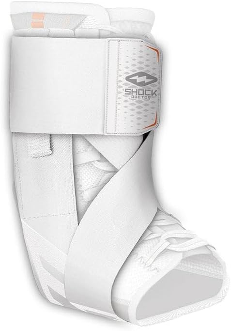 Shock Doctor Adult Ultra Wrap Lace Ankle Brace, Maximum Support, Adjustable Compression