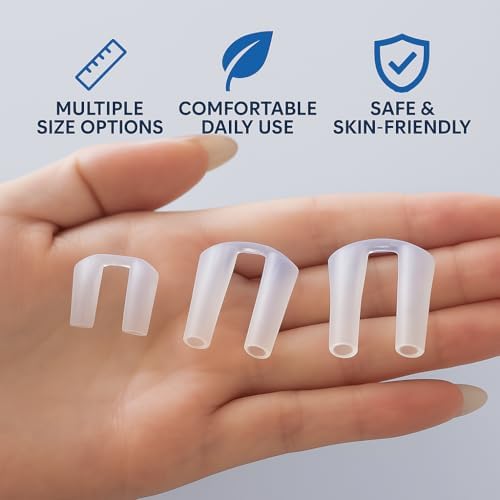 Nostril Retainer & Nose Splint for Rhinoplasty Recovery | Post‑Surgery Nostril Shaper & Support Device | 100% High Grade Silicone Nose Support for Deviated Septum & 24h Comfort (6)