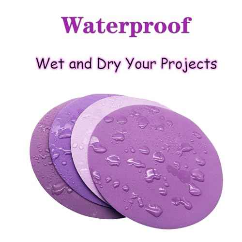 3 Inch 1000 Grit Wet Dry Sandpaper, 50pcs Sanding Disc, Hook and Loop Premium Aluminum Oxide Sand Paper for Metal, Wood, Auto