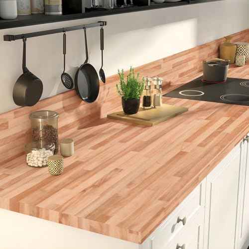 Jeweluck Wood Contact Paper Peel and Stick Wallpaper 17.7inch ¡¿ 118.1inch Faux Wood Peel and Stick Countertops Self Adhesive Contact Paper Waterproof Wood Wall Paper Decorative for Cabinets Vinyl