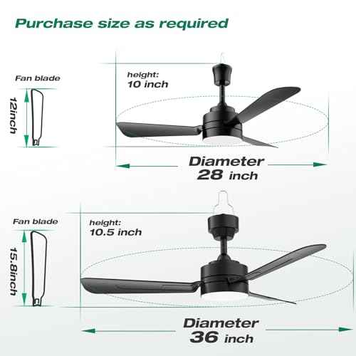 Ceiling Fans with Lights,36" LED Fan Light Hanging with Hook,Plug in Ceiling Fan Light,Hook Type Ceiling Fan,40W,3000-6500k,Remote Control,Portable Fan for Camping Bed,Patios,(Black)