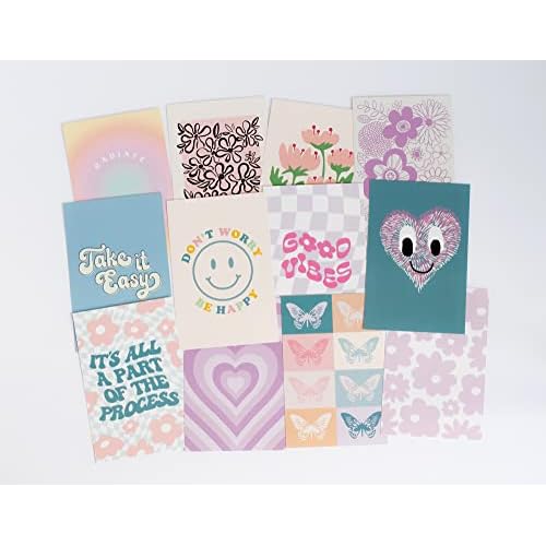 Artivo Danish Pastel Wall Collage Kit for Aesthetic Pictures 70 cards, for Teen, Girls Room D?cor