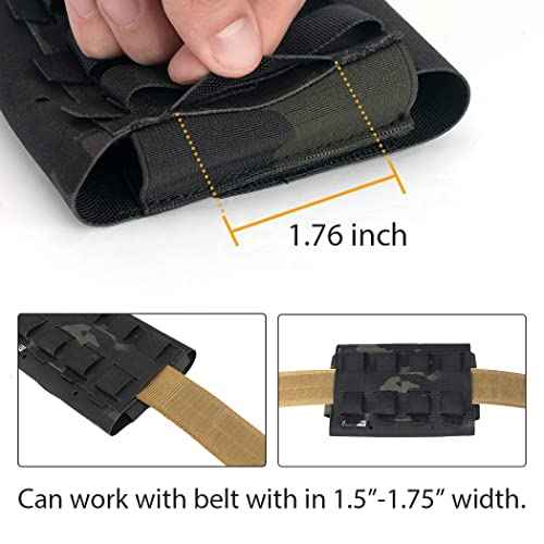 Tactical Medical Pouch MOLLE EMT First Aid Pouch IFAK Utility Pouch Portable Trauma Bag 500D Nylon for Tactical Belt and Vest