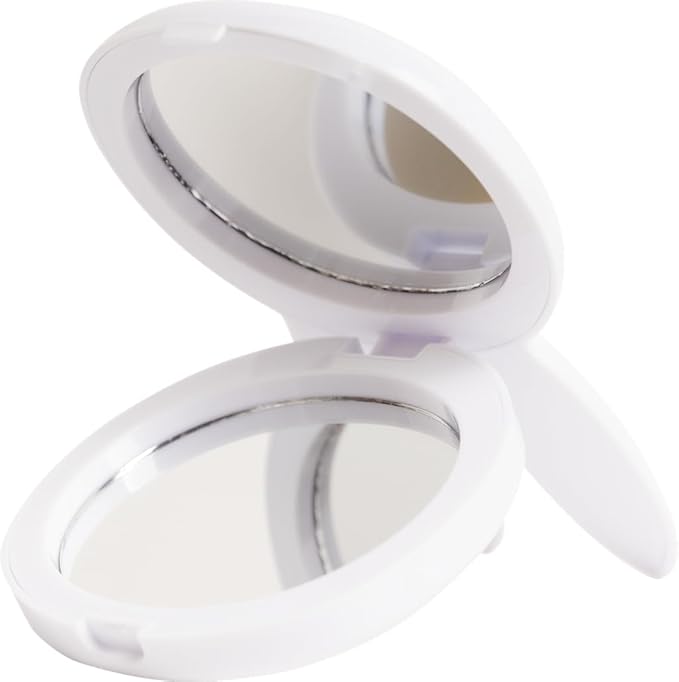 The Crème Shop Miffy On-The-Go Compact Mirror, Dual-Sided HD Durable Mirror, 2X Magnification, Portable & Lightweight, Limited Edition, Cute Miffy Design