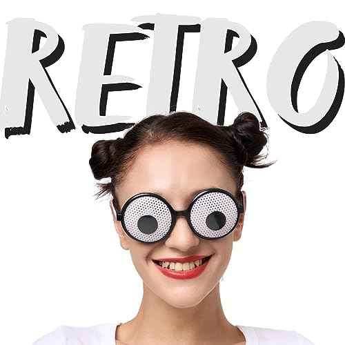Spooktacular Creations 3PCS Eyes Glasses, Halloween Funny Eyeball Glasses, Silly Glasses for Kids Men Women, Halloween Costume Accessories