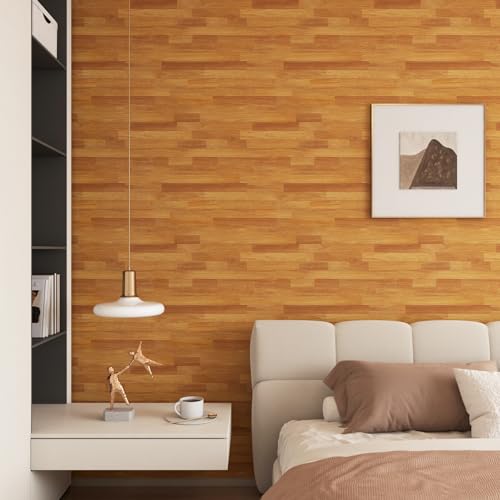 LACHEERY Thick Butcher Block Contact Paper Waterproof Light Butcher Block Countertop Peel and Stick Wood Wallpaper for Kitchen Counter Contact Paper Wood Vinyl Wrap for Countertops Cabinets 15.8"x80"