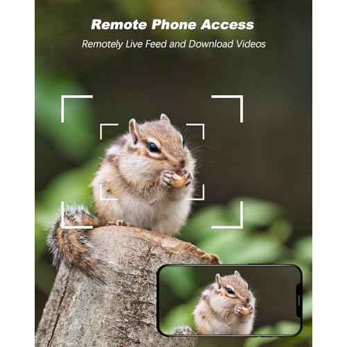 Xega 4G Cellular Solar Powered Wildlife Camera with SIM Card, 2K Trail Camera Outdoor, No WiFi Game Cam with Remote Access Night Vision Live Streaming Motion Detection, Only Support The Built-in SIM