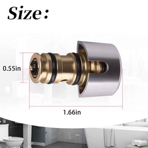 M950354-0020A Manual Override Button(1PCS) Compatible with Faucets Selectronic Valve,Chrome