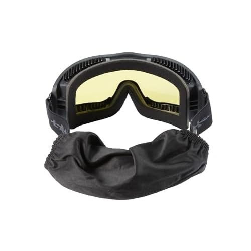 Lancer Tactical AERO Airsoft Tactical Safety Goggles ANSI Z87.1-Anti-Fog Glasses, 3mm Dual Pane Lens for Hunting, Paintball