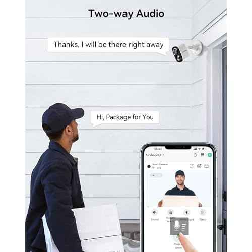 LongPlus Solar Security Cameras Wireless Outdoor, VicoHome Camera Wireless Camera for Home Security, Battery Powered WiFi Cameras with AI Motion Detection, 2-Way Talk, Cloud/SD Storage