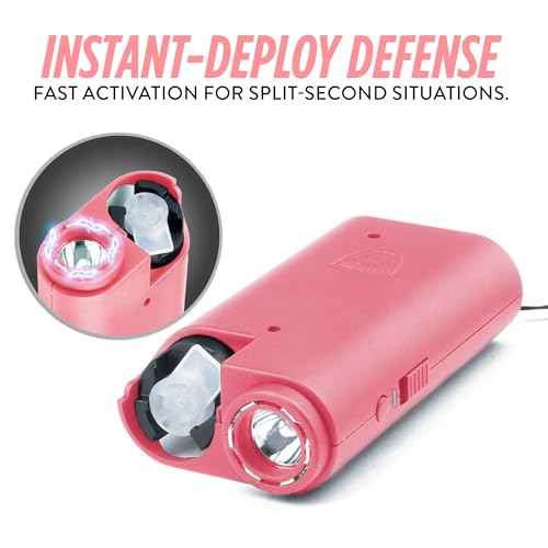 Pepper Spray and 3-in-1 Stun Gun with Flashlight, Self Defense Kit for Women, Protection for Men, 175 Lumens Flashlight, 1.44 MC Formulation, OC Spray 16 ft Range, Rechargeable