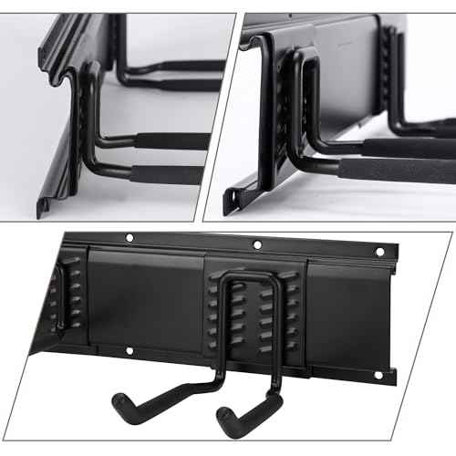 Garage Tool Organizer and Hanging Storage Rack, Heavy Duty Hooks for Organizing Various Tools in Shed, Garden, Yard