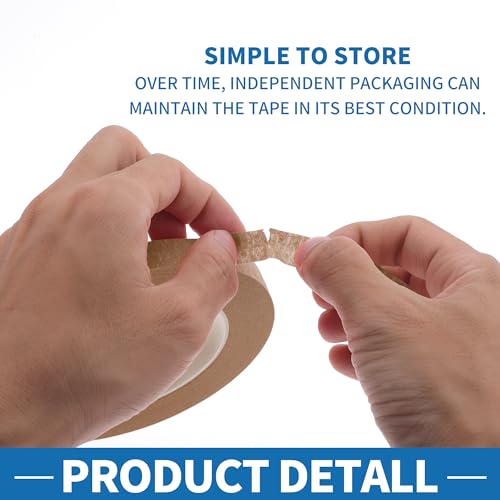 Painters Tape Easy Removal 0.5 Inches x 52.5 Yards Masking Master Tape Brown