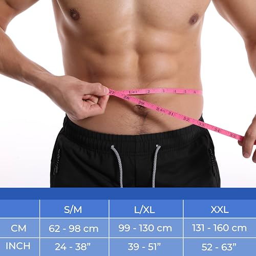 Umbilical Hernia Belt for men & women. Abdominal Binder - compression pad for naval (double thickness). Hernia support belt: ventral, incisional, epigastric, belly button hernias. Prevention aid (S/M)