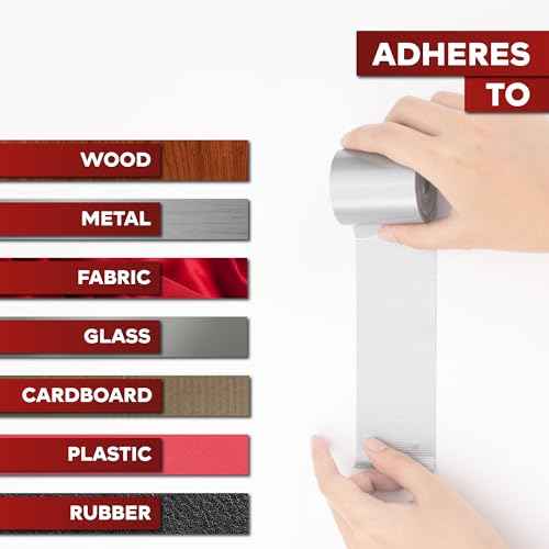 XFasten Mini Duct Tape Rolls With Rope - Grey/Silver 2 Inch x 20 Feet (3-Pack) 11mils Travel Small Roll - EDC Gear for Outdoor Camping Emergency Repair