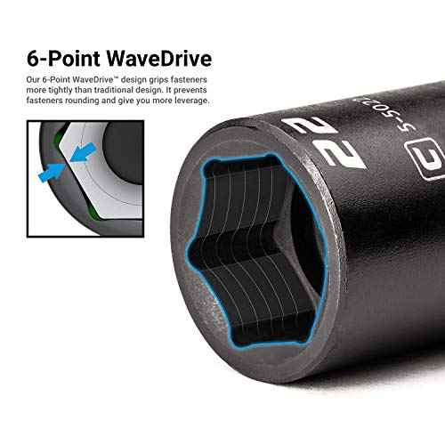 Capri Tools 3/8 in. Drive 15/16 in. Semi-Deep Impact Socket