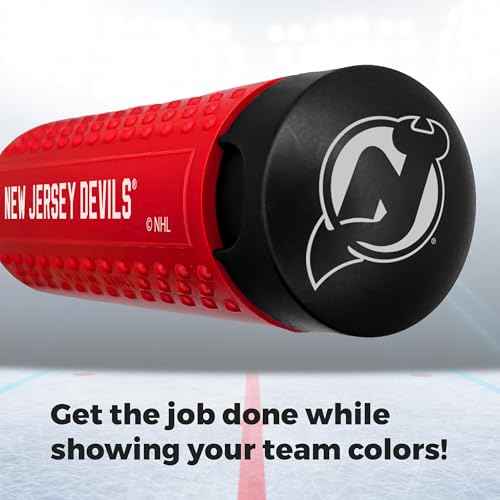 MEGAPRO¢ç NHL¢ç Team Edition Multi-bit Screwdriver | Officially Licensed NHL¢ç Gear | Durable, Ergonomic, Pro-Grade Screwdriver (New Jersey Devils¢ç)