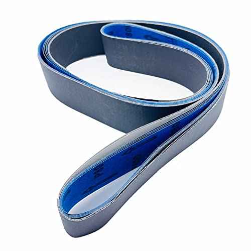 2 x 42 Inch Silicon Carbide Extra Fine Grit Sanding Belts 600, 800, 1000 Grits for 2x42 Belt Grinder, 9 Pack Assortment
