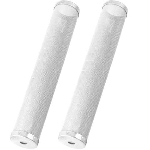 2pcs Fluid Manifold Filter, #730-067 60 Mesh Manifold Filter, Stainless Steel Parts Compatible with Most Airless Paint Sprayer- Silver