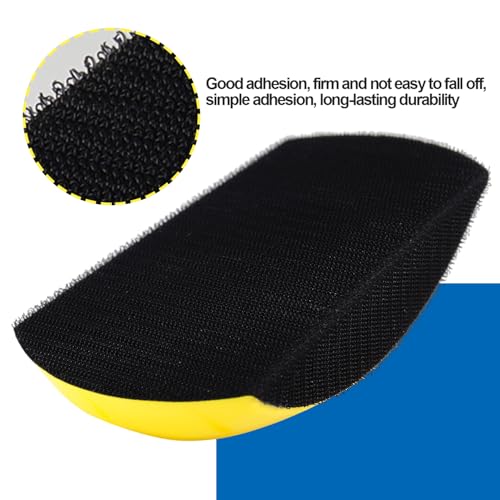 1PC 6" Hand Sanding Block Hook & Loop Backing Pad Sandpaper Holder Hand Grinding Block