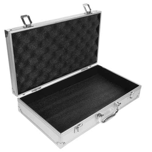 Aluminum Alloy Toolbox with Large Capacity Portable Medicine Storage Box Multi-Purpose Tool Case for Home Garage School and Hospital Use
