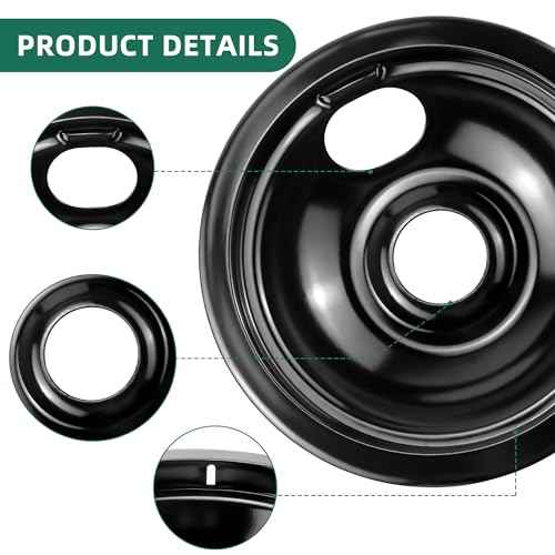 Stove Burner Pan Kit 5304430149(6")5304430150(8")&Electric Stove Burners Kit MP15YA(6") MP21YA(8") Compatible for Frigi-daire Ken-more Electric Range Stove Replaces 318067041 318067051 by MIFLUS